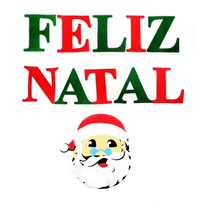 Faixa Decorativa Ho Ho Ho - Feliz Natal Do Papai Noel